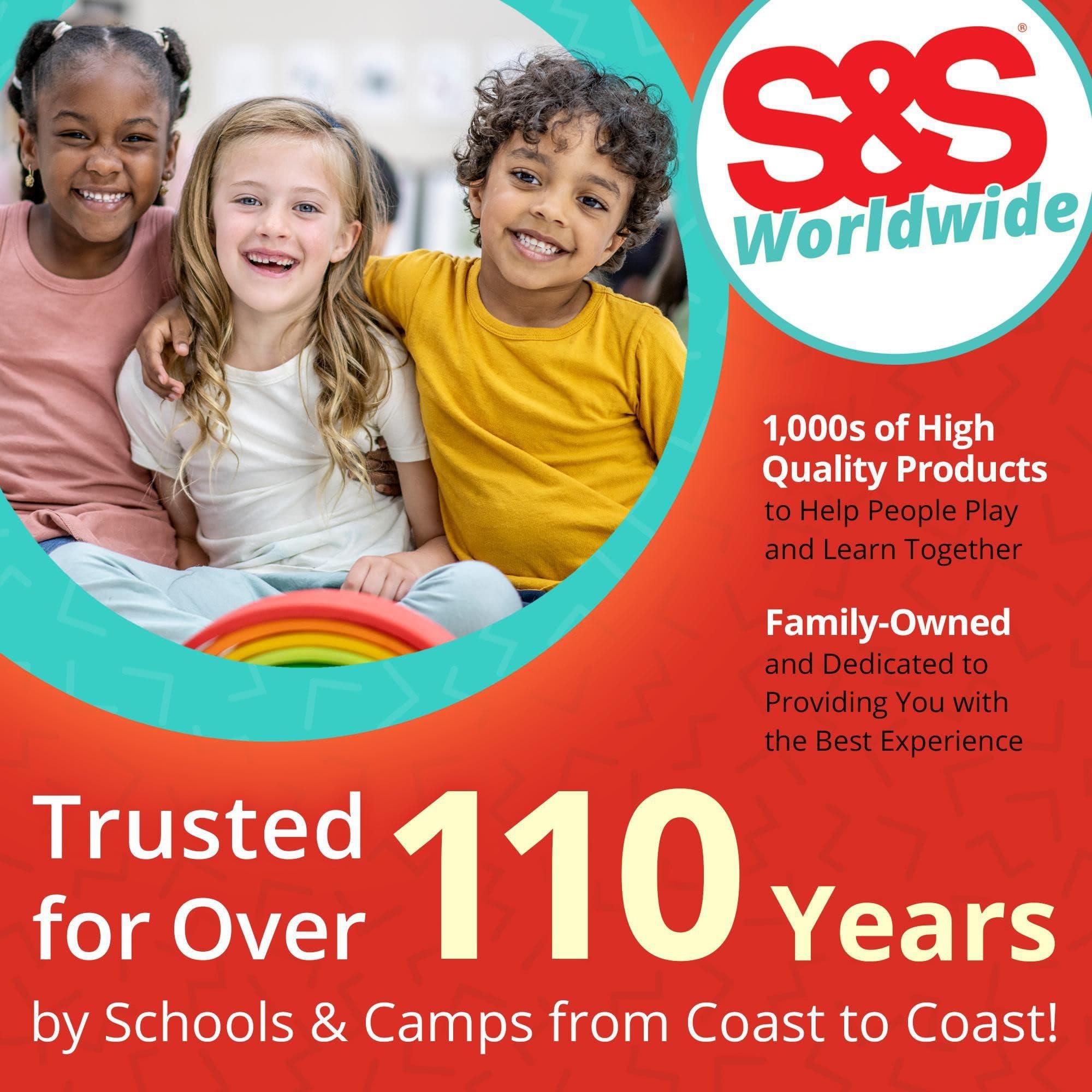 S&S Worldwide Floor Marking Tape, 2\" Wide, Black, Black