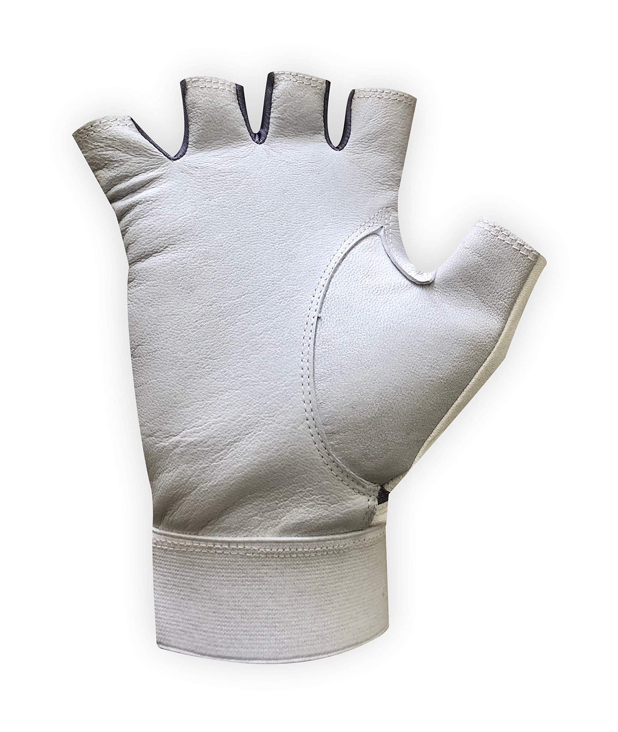 Quality Sports Quality Sports Flex Pickleball Glove Ultimate Performance Leather Palm Breathable Glove Right or Left Hand (X-Small, Left)