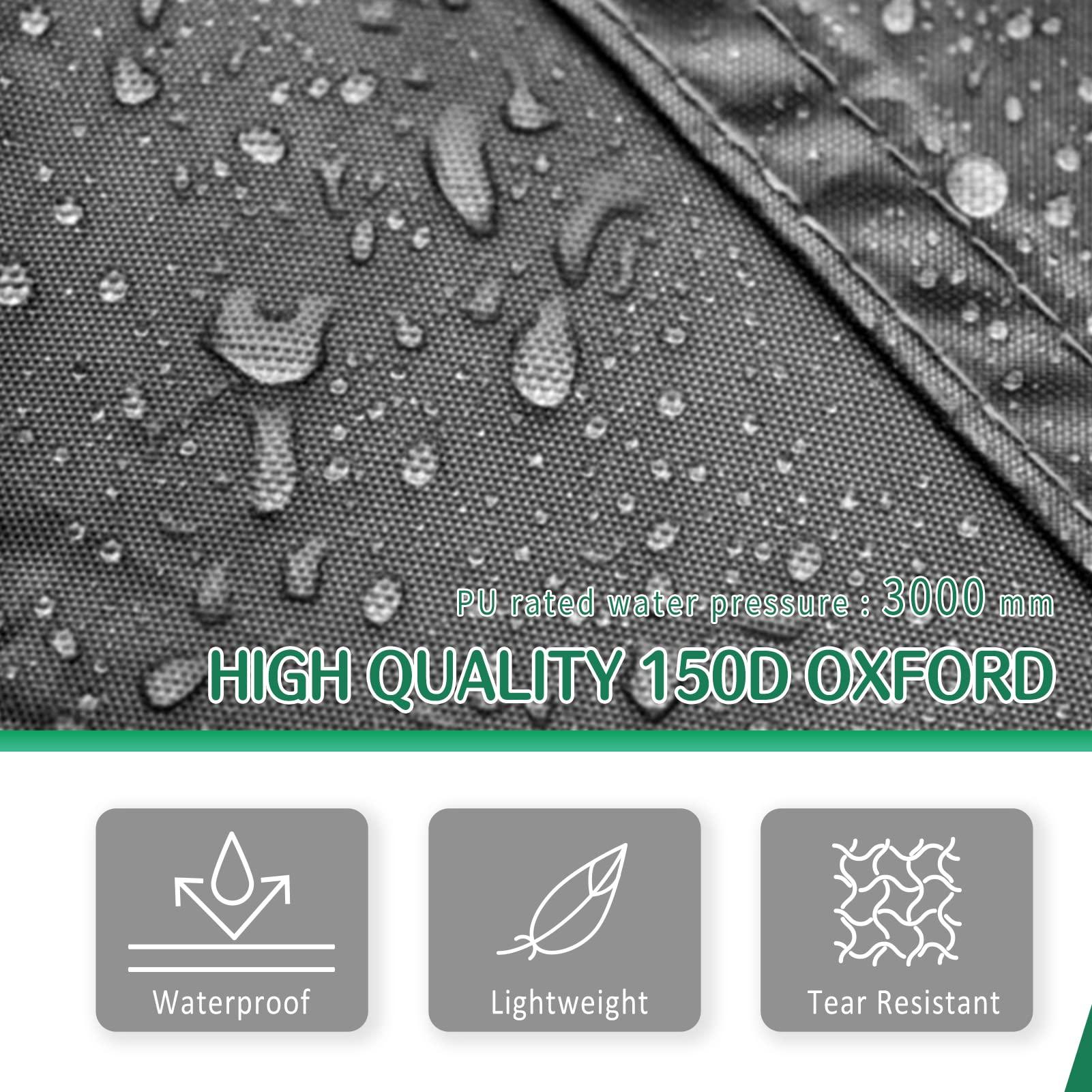 Arctic Lemmings Arctic Lemmings Camping Tarp Waterproof with Carry Bag for Under Tent, Ultralight Tent Footprint for Ground Camping Hiking (82\" x 82\")