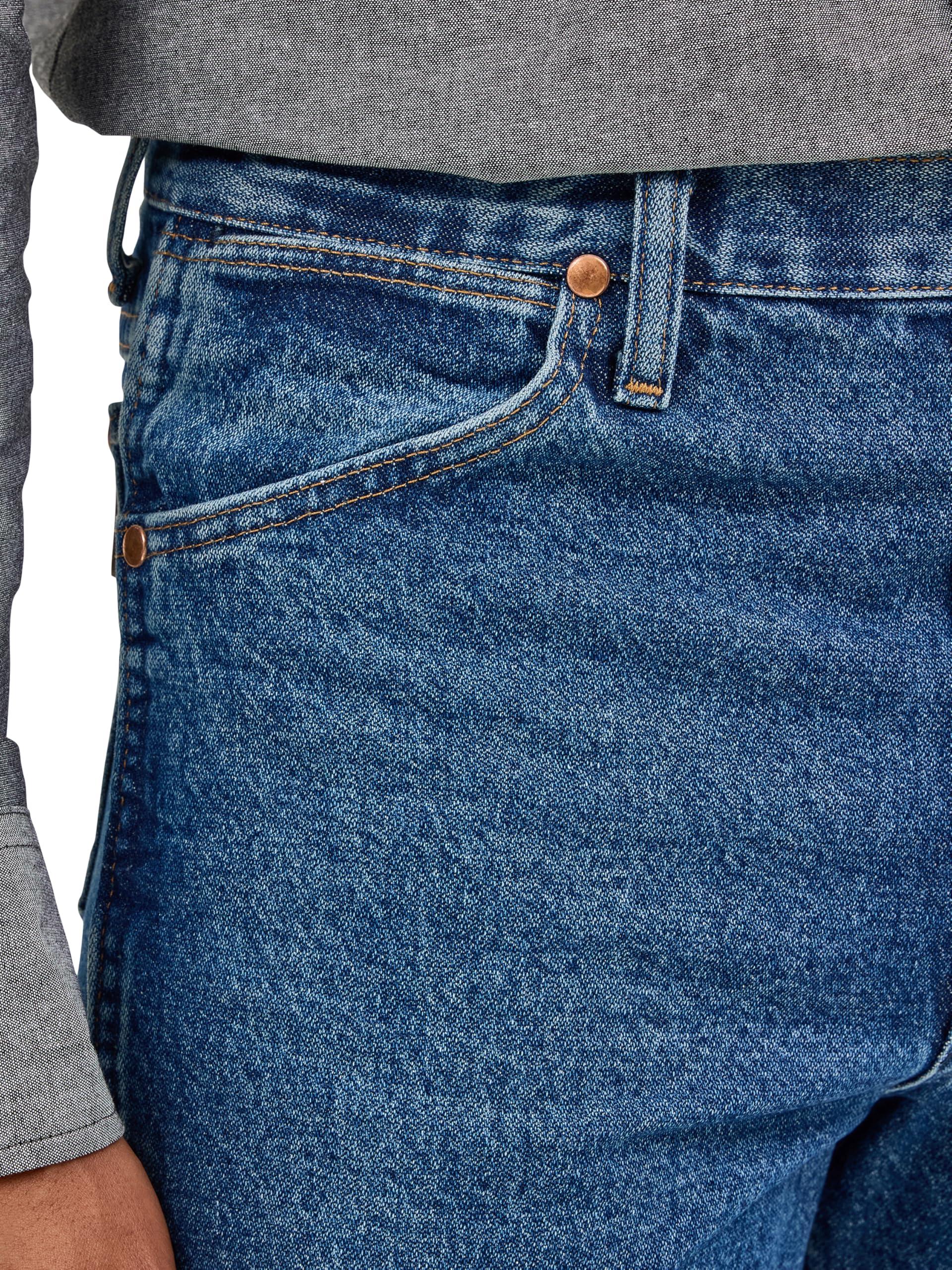 Wrangler 0936 Cowboy Cut Slim Fit Jean, Stonewashed, 35W x 36L