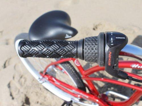 Firmstrong Firmstrong Urban Lady Three Speed Beach Cruiser Bicycle, 26-Inch,Red w/Black Seat,15236