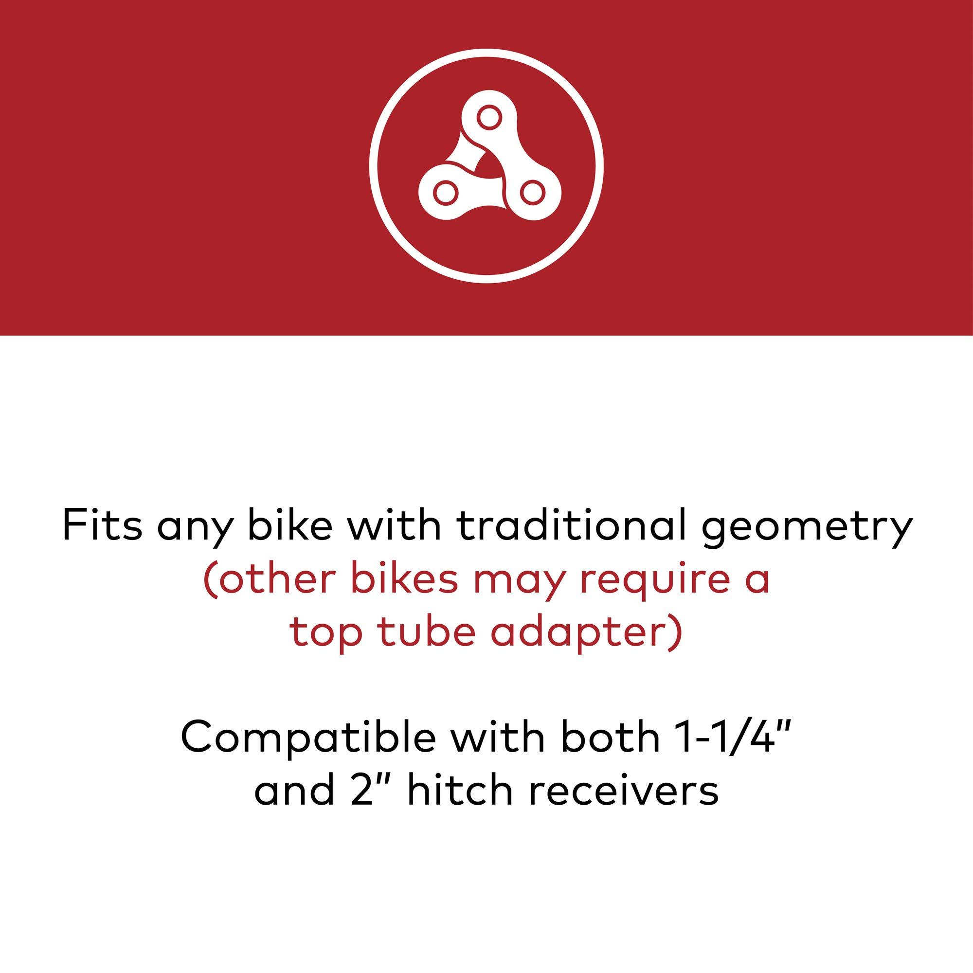 Yakima Yakima RidgeBack 5 Bike Capacity Tilt Away Hitch Bike Rack with 1.25 and 2 Inch Hitch Receiver for Cars, SUVs, and Trucks, Black