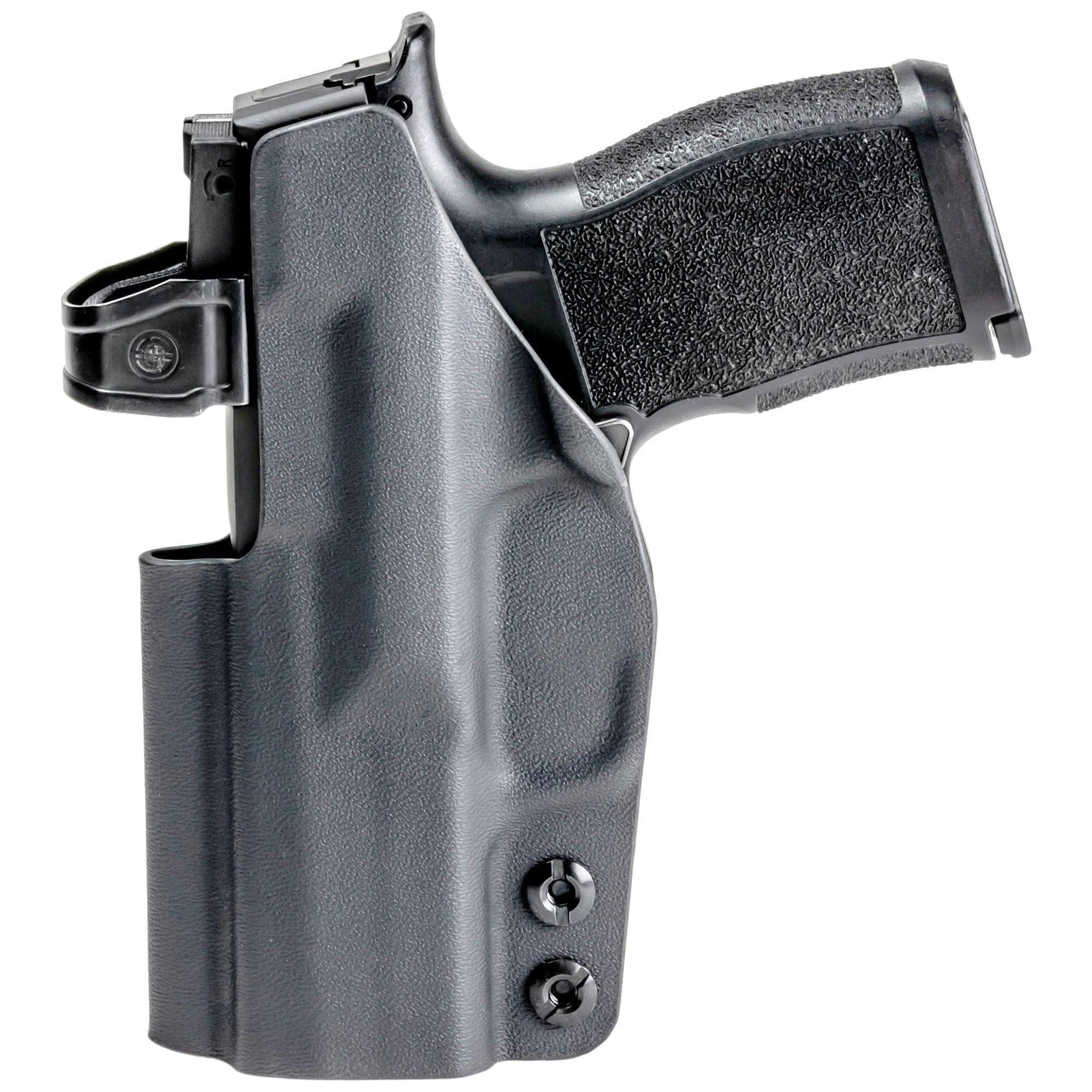 Concealment Express Rounded IWB Holster Fits: Glock 43/48 TLR7 Holster - LH - Black Kydex - Concealment Express - American Made