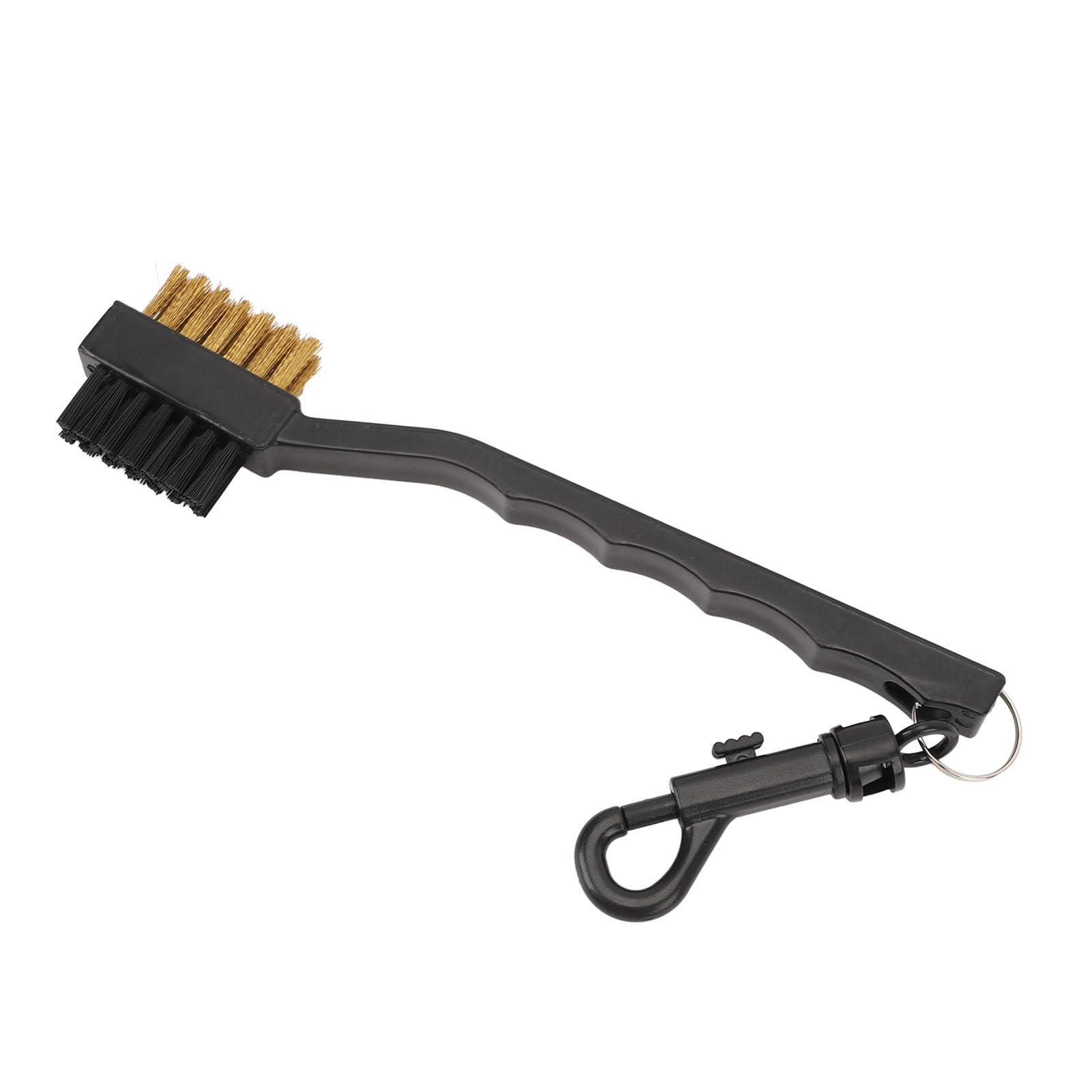 WBTY WBTY Golf Club Cleaning Brush Double Sided Copper Golf Club Brush Steel Dense Bristles Portable Multifunctional Golf Club Groove Cleaning Tool