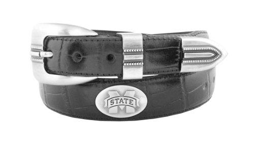 ZEP-PRO NCAA Mississippi State Bulldogs Zep-Pro Leather Concho Belt, Camo, 34-inches