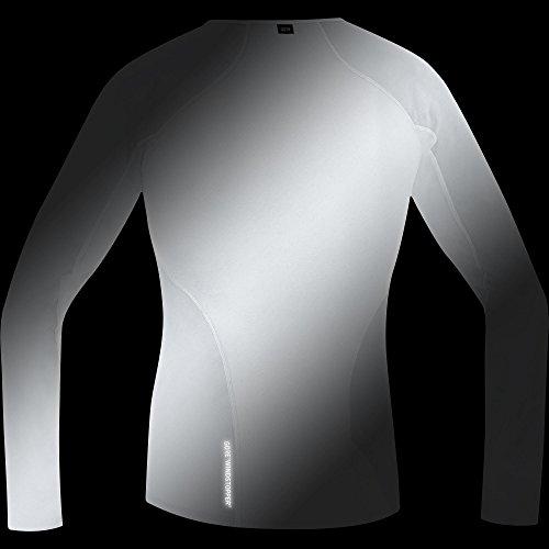 GORE WEAR GORE WEAR Mens Gore Windstopper Base Layer Thermo LS Shirt Light Grey/White S