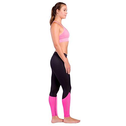 Zensah Zensah Women's XT Compression Tights, Neon Pink, Small
