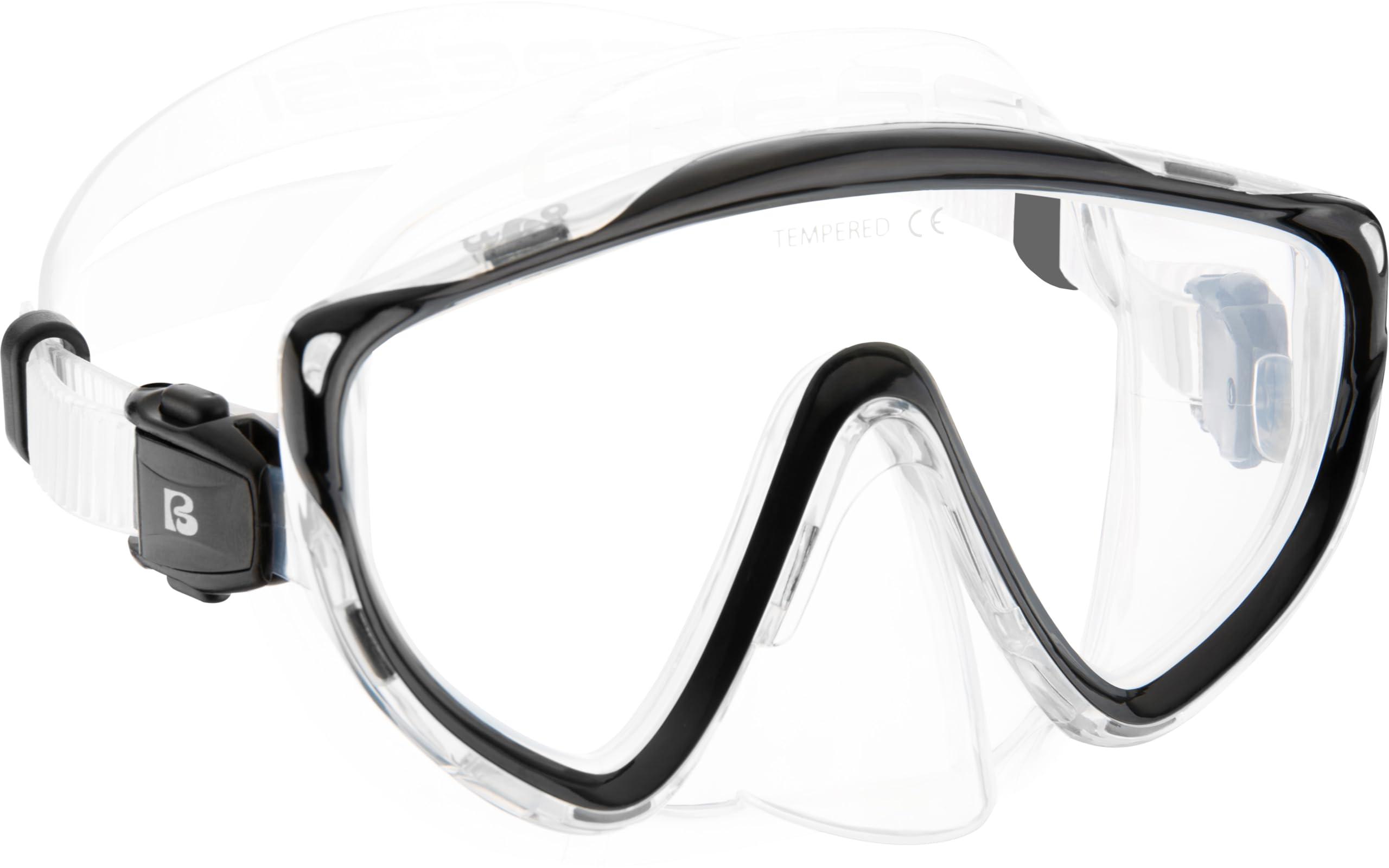 CRESSI Cressi Tino & Island 2.0 Mask & Snorkel Kits, Clear/Black