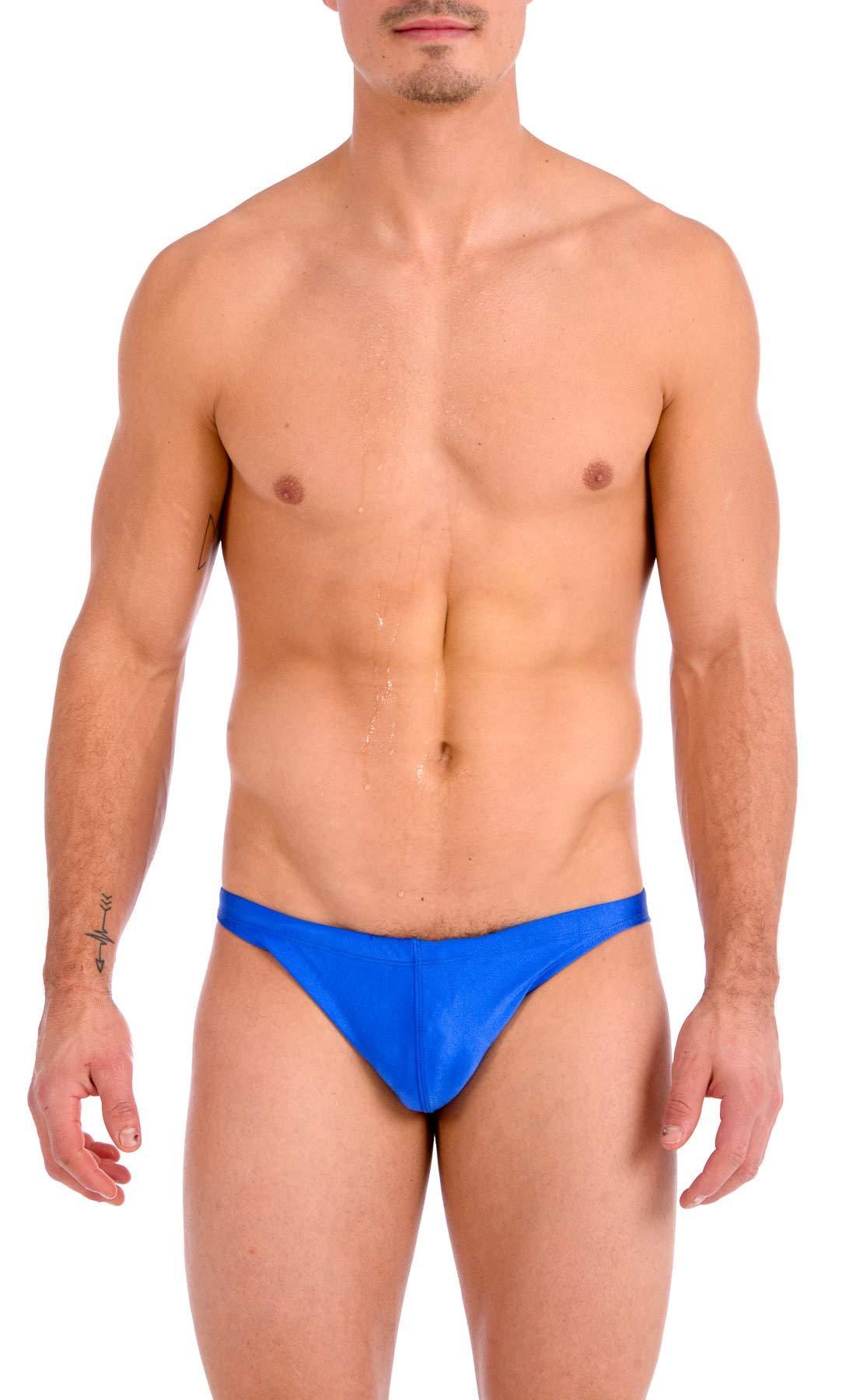 Gary Majdell Sport Gary Majdell Sport Men's Royal Ultra Greek Bikini Swimsuit with Contour Pouch Small