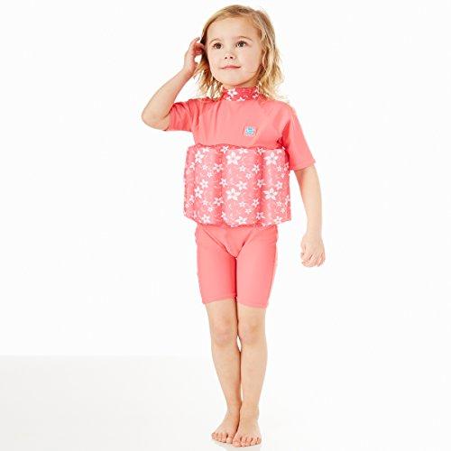 Splash About Splash About Kids' UV Sun Protection Floatsuit, Pink Blossom, 4-6 Years