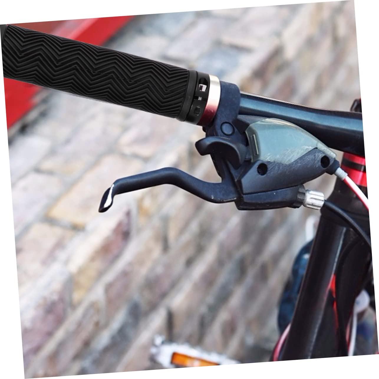 HANABASS HANABASS 1 Pair Handlebar Cover Chain Wide Seat Bicycle Locks Cable Foam Handlebar Scooter Bar End Plugs Road Bike Handlebar Grips Bike Locks Minibike Bike Grips Rubber Black