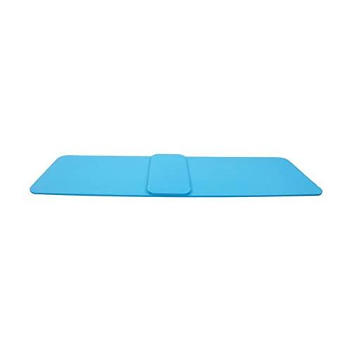 BalanceFrom Fitvids All Purpose 1/2-Inch Extra Thick High Density Anti-Tear Exercise Yoga Mat and Knee Pad with Carrying Strap, Blue