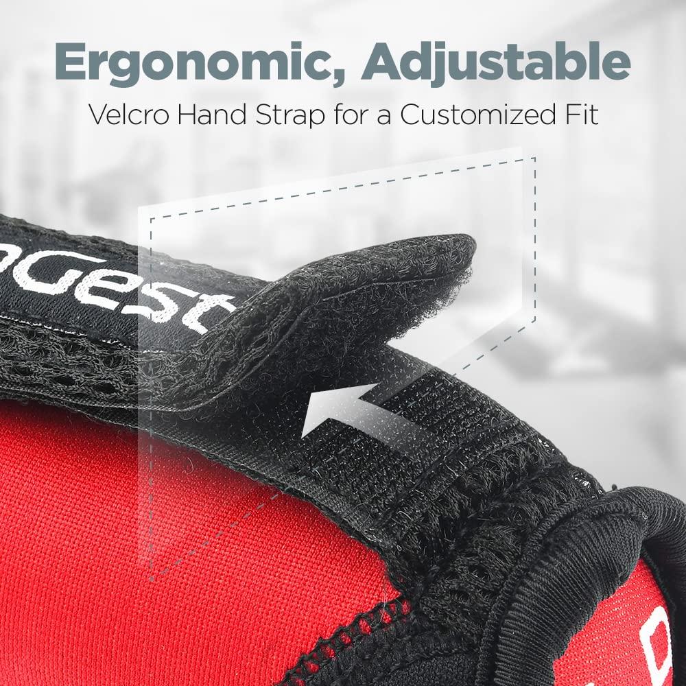 Logest LoGest Soft Hand Weights Adjustable Straps - Comes in 1LB Weights or 2LB or 3LB 4LB - Comfortable & Secure Weighted Neoprene Dumbbells with Straps for Walking Running Cardio Workout Physical Therapy