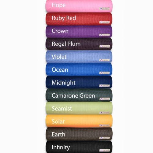 AURORAE AURORAE Classic/Printed Extra Thick and Long Yoga Mat. Slip Free Rosin included