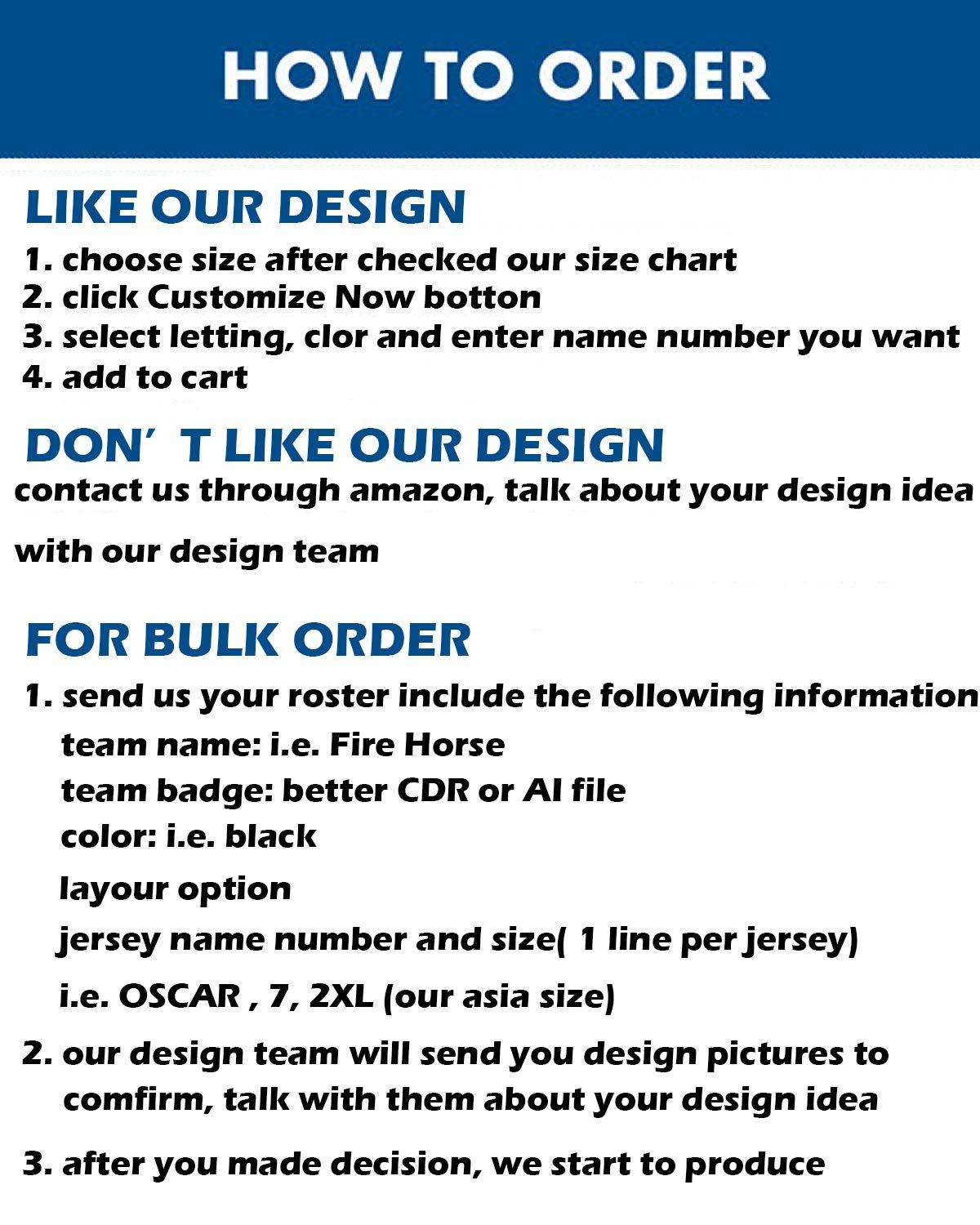 ORKY ORKY Custom Men Soccer Jersey with Short, Women Personalized Name Number Sport Shirt, Boys Girls Training Uniform Full Kit(Green 150cm)