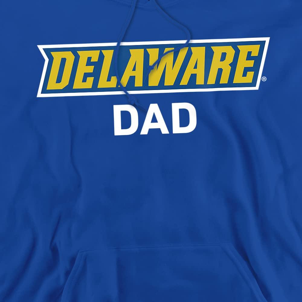 LOGOVISION University of Delaware Official Dad Unisex Adult Pull-Over Hoodie, Royal Blue, 3X-Large
