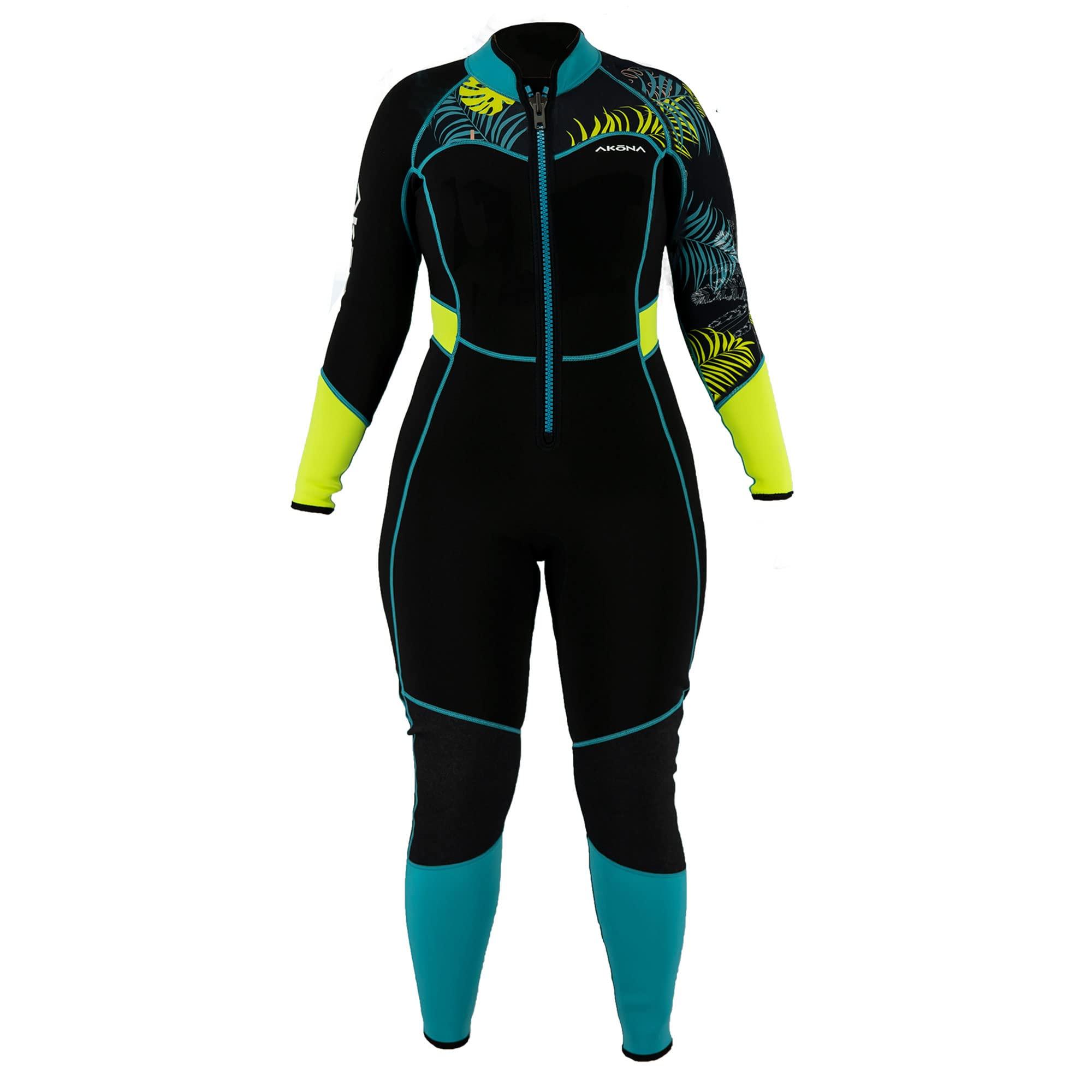 AKONA AKONA Women's Tropic Full Front Zip 3/2mm Wetsuit - 09