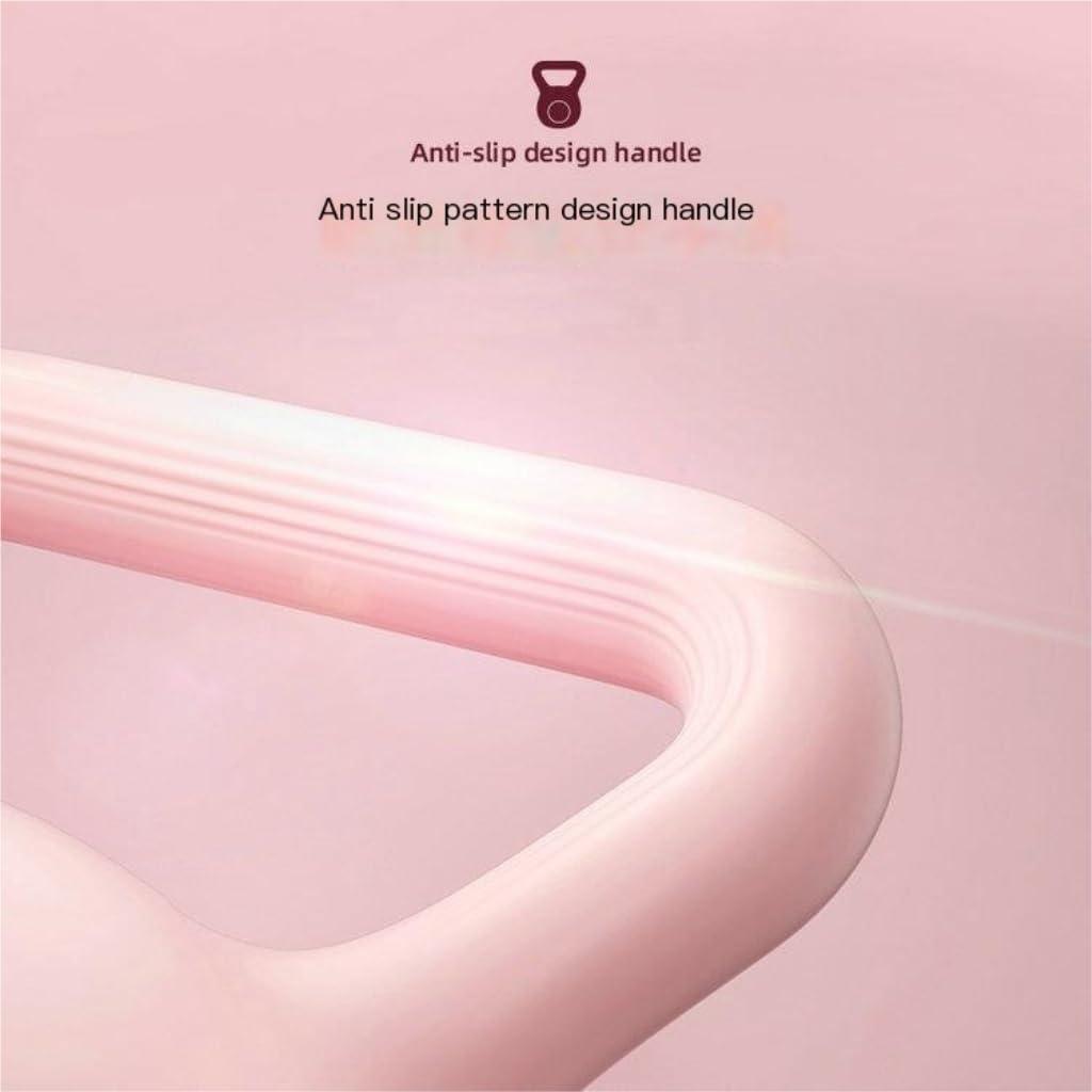 HAMEXLN HAMEXLN Kettlebell Dumbbell Set Ecological Fitness Home Dumbbells with Adjustable Weight Kettlebell Base Supports Kettle Weight Lifting Dumbbells, 2.5 kg, Pink