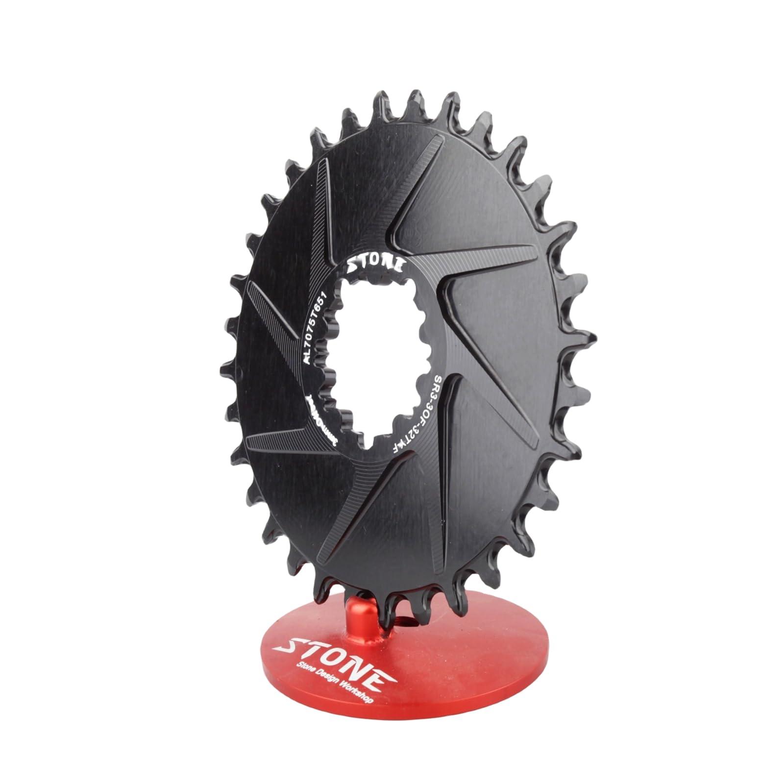 DJC Components DJC Stone Bike Chainring Aero 3mm Offset Direct Mount 12s Round for Sram GXP Dub NX GX Eagle X9 X0 XX1 X01 28t 30t 32 34t 36 38t 40t