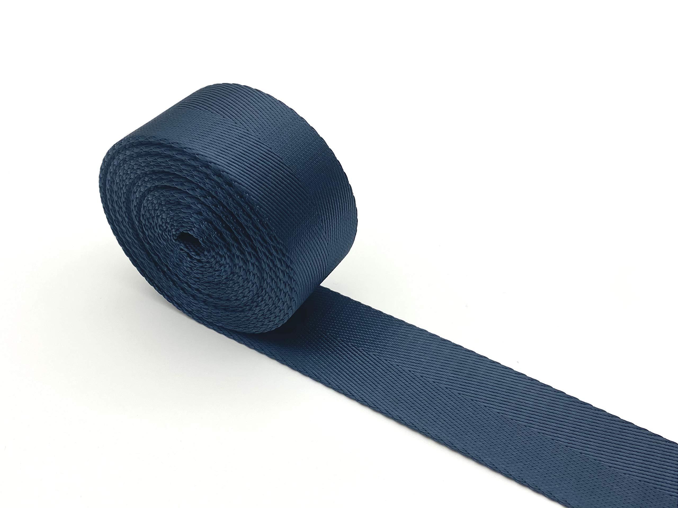 3dancraftit 3dancraftit Nylon Webbing Ribbon Sold by The Yard Heavy Weight Strap Replacement Colored 6 Size to Choose ZA63-1Y