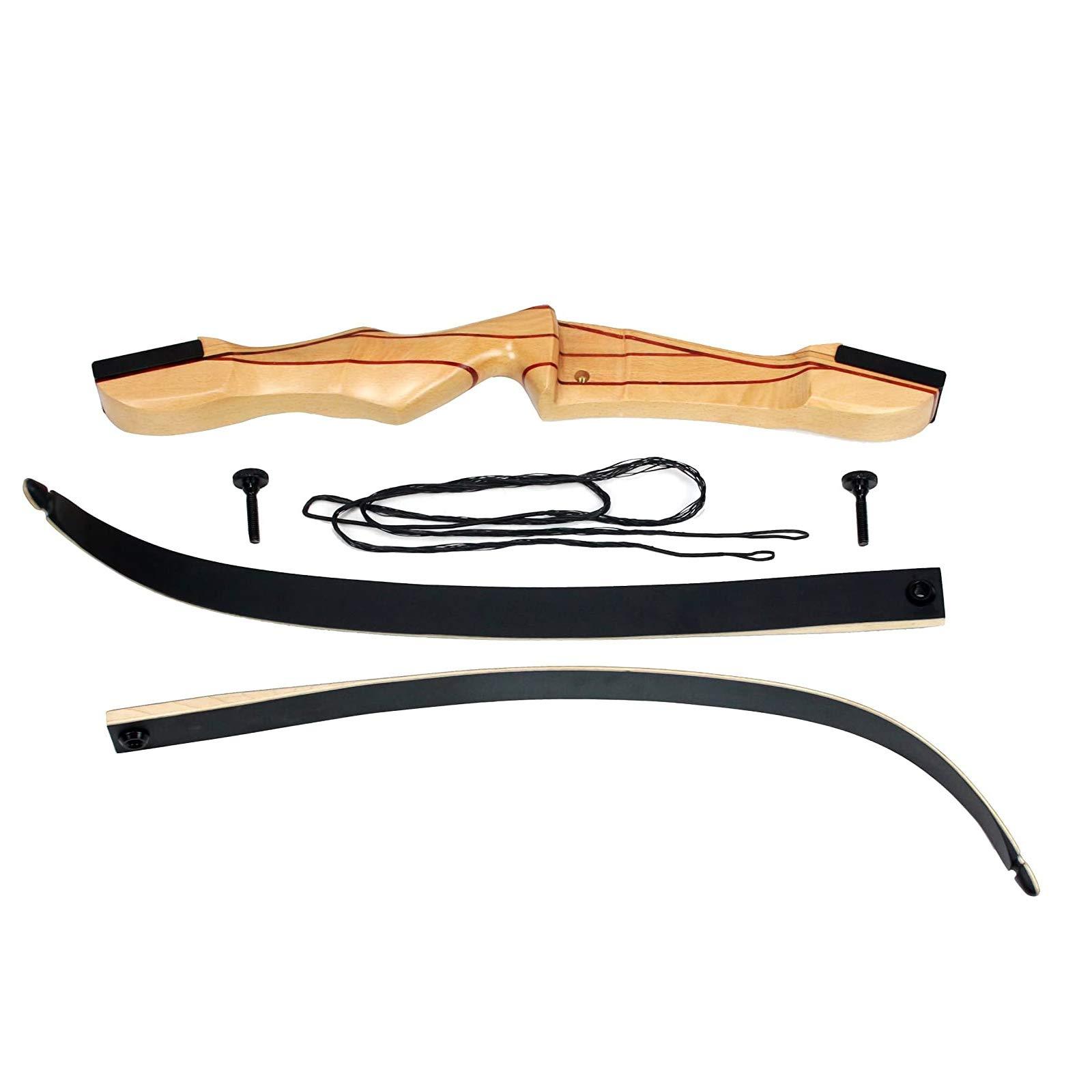 SinoArt SinoArt 68\" Takedown Recurve Bow Adult Archery Competition Athletic Bow Weights 18 20 22 24 26 28 30 32 34 36 LB Right Handed Archery Kit (Right Hand 28 LB)