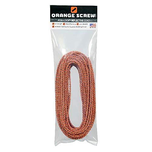 Orange Screw Posi-Lock Cord (Reflective Orange)