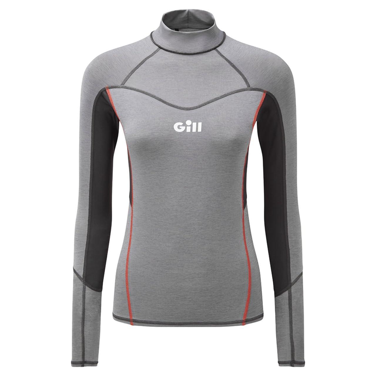 Gill Gill Womens Long Sleeve Eco Pro Sustainable Rash Guard Vest 50+ UV Sun Protection Water Sports Surfing Paddle Board Kayaking