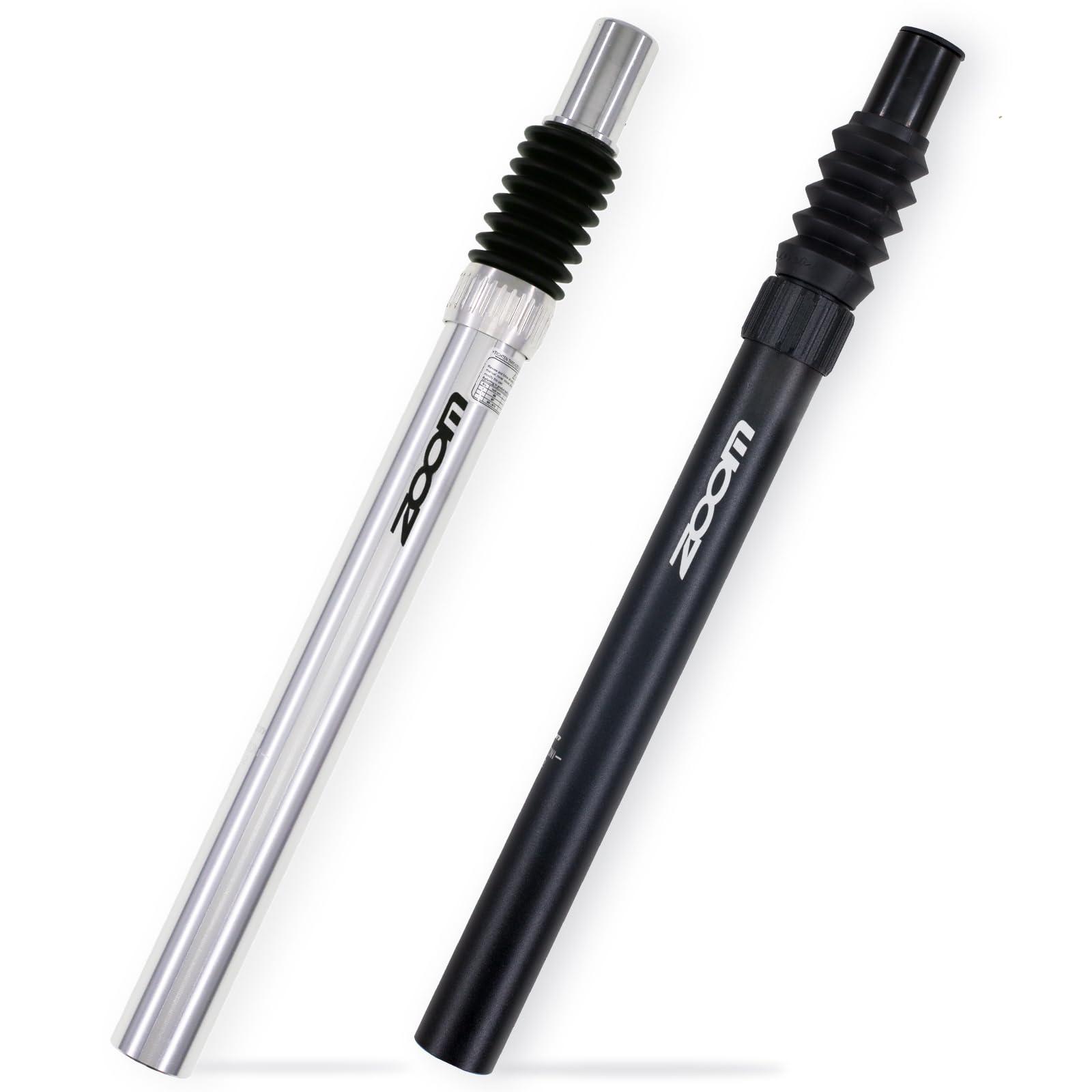 DJC Components DJC Suspension Seatpost Straight Pillar Headless Bike Seat Post Shock Absorber for City Bike MTB 25.4 27.2 28.6 30.4 30.9 31.6mm(30.4mm Black)