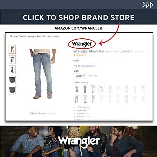 Wrangler Wrangler mens Cowboy Cut Western Long Sleeve Snap Work Firm Finish button down shirts, Indigo Denim, 16 Neck 33 Sleeve US