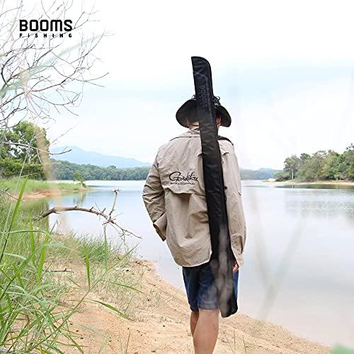 Booms Fishing Booms Fishing PB3 6.4ft~7ft Fishing Rod Case, Portable Folded Fishing Pole Case with Sturdy Two-Way YKK Zippers, 0.6ft/8\" Extended Design Fishing Rod Bag, Store Up to 2~3 Fishing Poles, 77\"~85\"