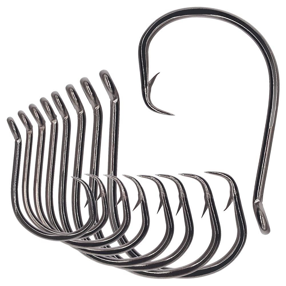 XFISHMAN Circle-Hooks-Fishing-Equipment-Octopus-Hooks-Saltwater-50 Pack #1 12/0
