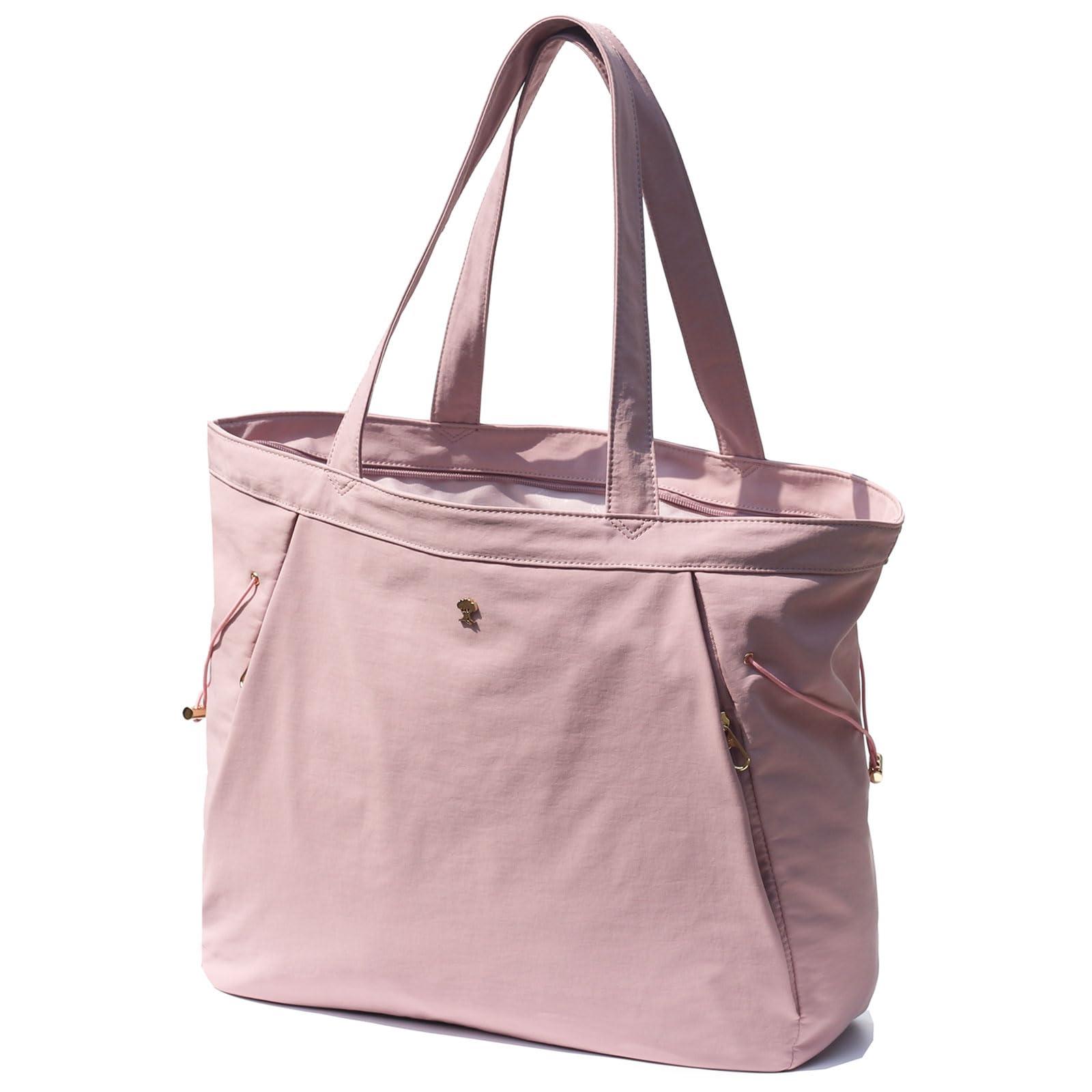 ESVAN ESVAN Tote Bag with Yoga Mat Carrier Pocket for Women Shoulder Bags Drawstring for Office Workout Travel Carryall Pilates Gym and Beach