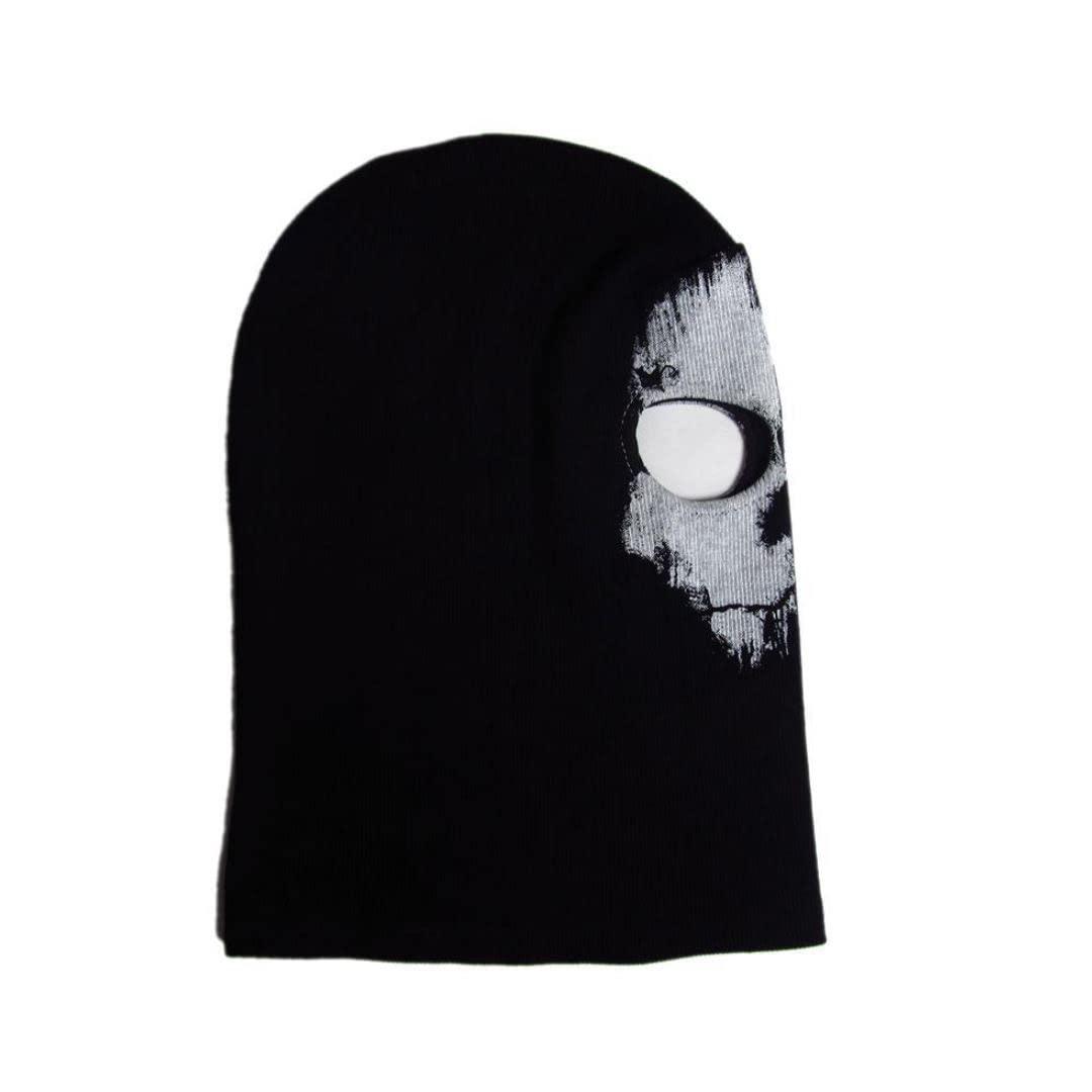 SzBlaZe SzBlaZe Unisex Ghost Print Stocking Balaclava Mask Good For War Game Halloween Cosplay (Print 2)