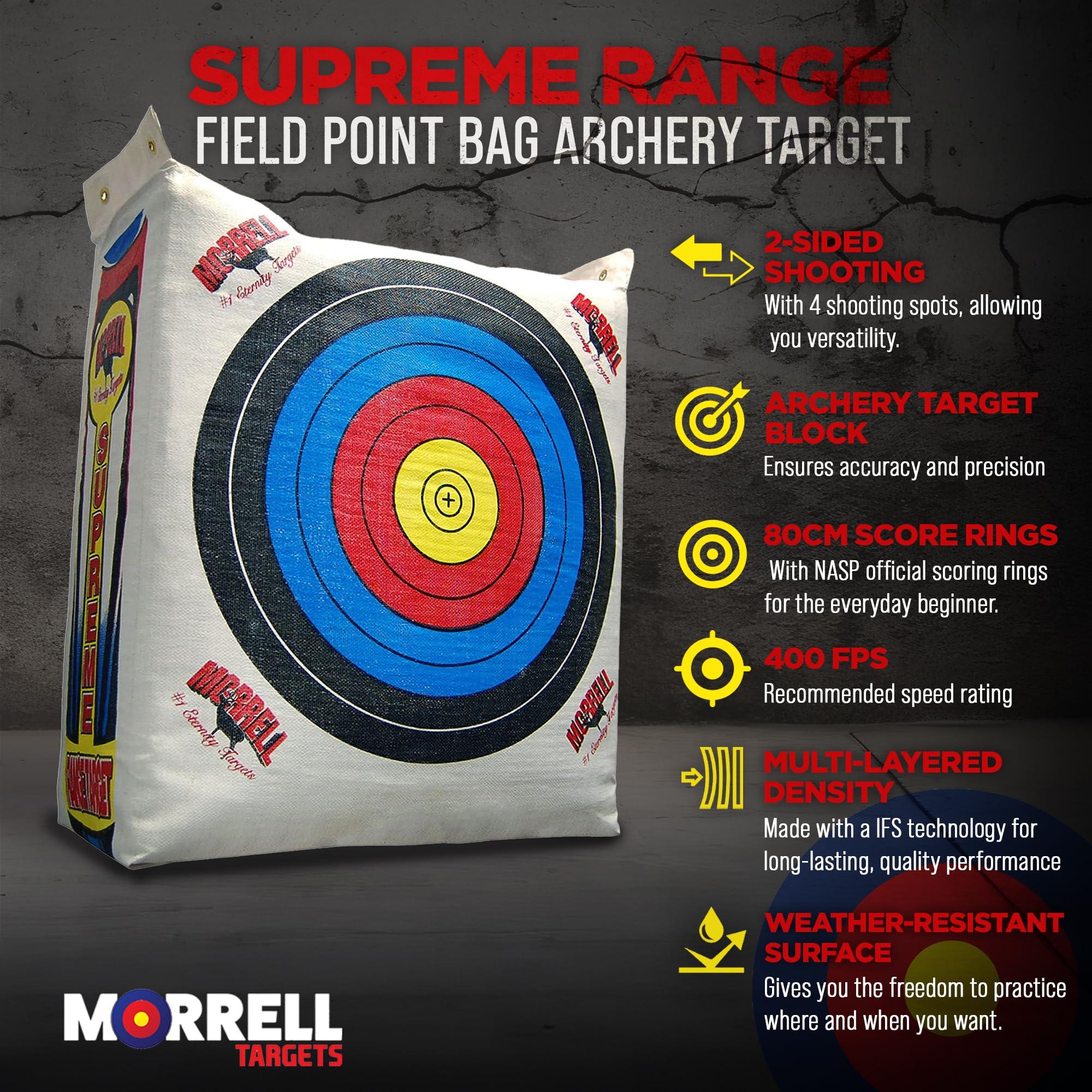 Morrell Morrell Weatherproof Supreme Range Field Point Archery Bag Target, White