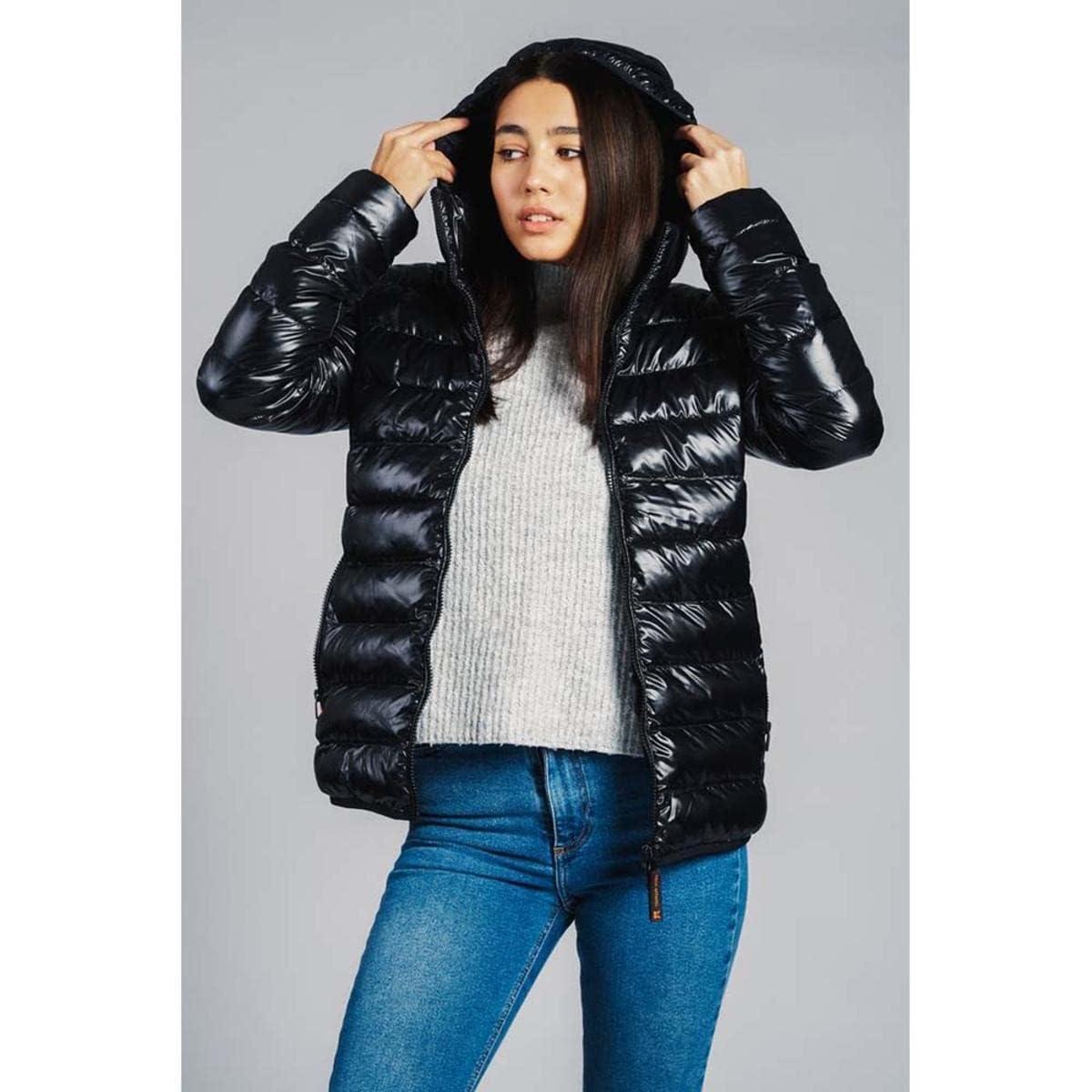 8K FlexWarm 8K Flexwarm 5V Women\'s Heated Jacket with Removable Hood L