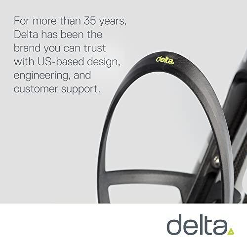 Delta Cycle & Home Lightweight Bike Water Bottle Holder by Delta Cycle - Bottle Cage Holder Mount - Compatible with Any Standard Water Bottle - Easy Installation Quickly Mounts To Any Bike