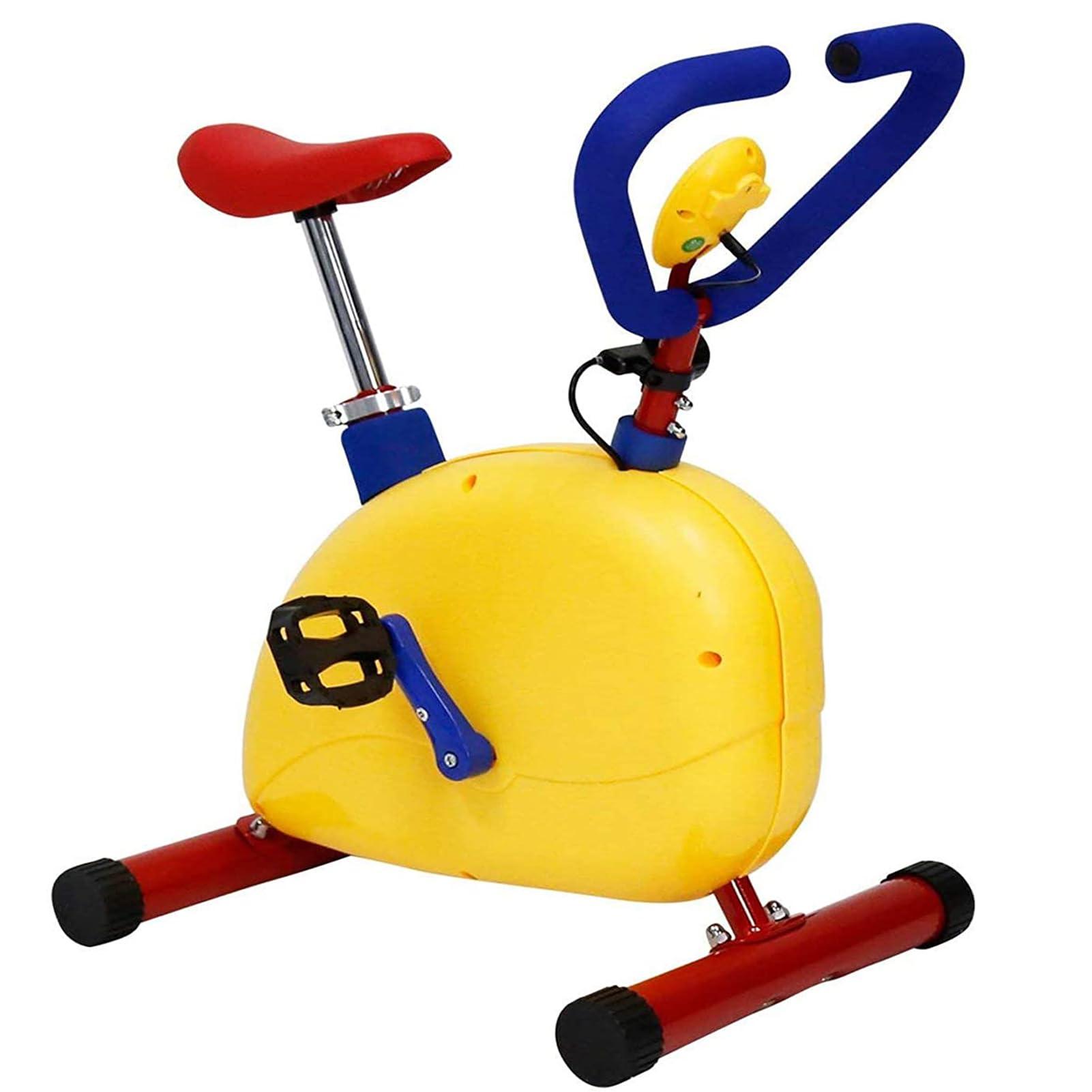 QBDGXFC Kids Fitness Exercise Equipment, Fitness Kids Exercise Bike, Kids Stationary Bike with High Elastic Seat, Kids Indoor Stationary Bike for Ages 3-12 Year Old