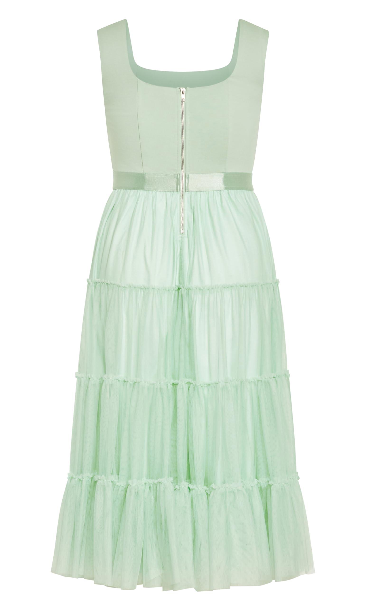 City Chic City Chic Women's Apparel Women's City Chic Plus Size Dress Sherie, Minty
