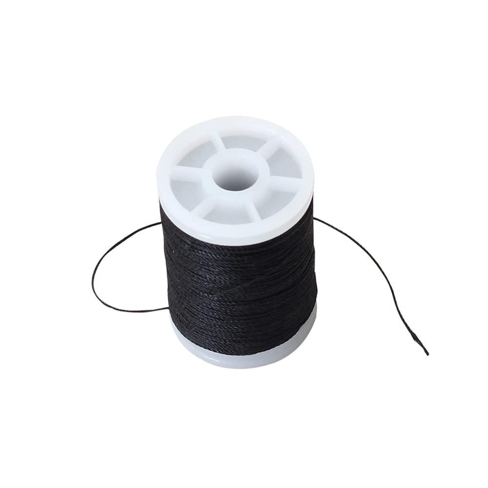 SOPOGER SOPOGER Archery Bow String Serving Thread 131 yard/120 m Durable Nylon Bowstring Serving Thread for Compound Recurve Bow Tying Peep Sight Nock Point (Black)
