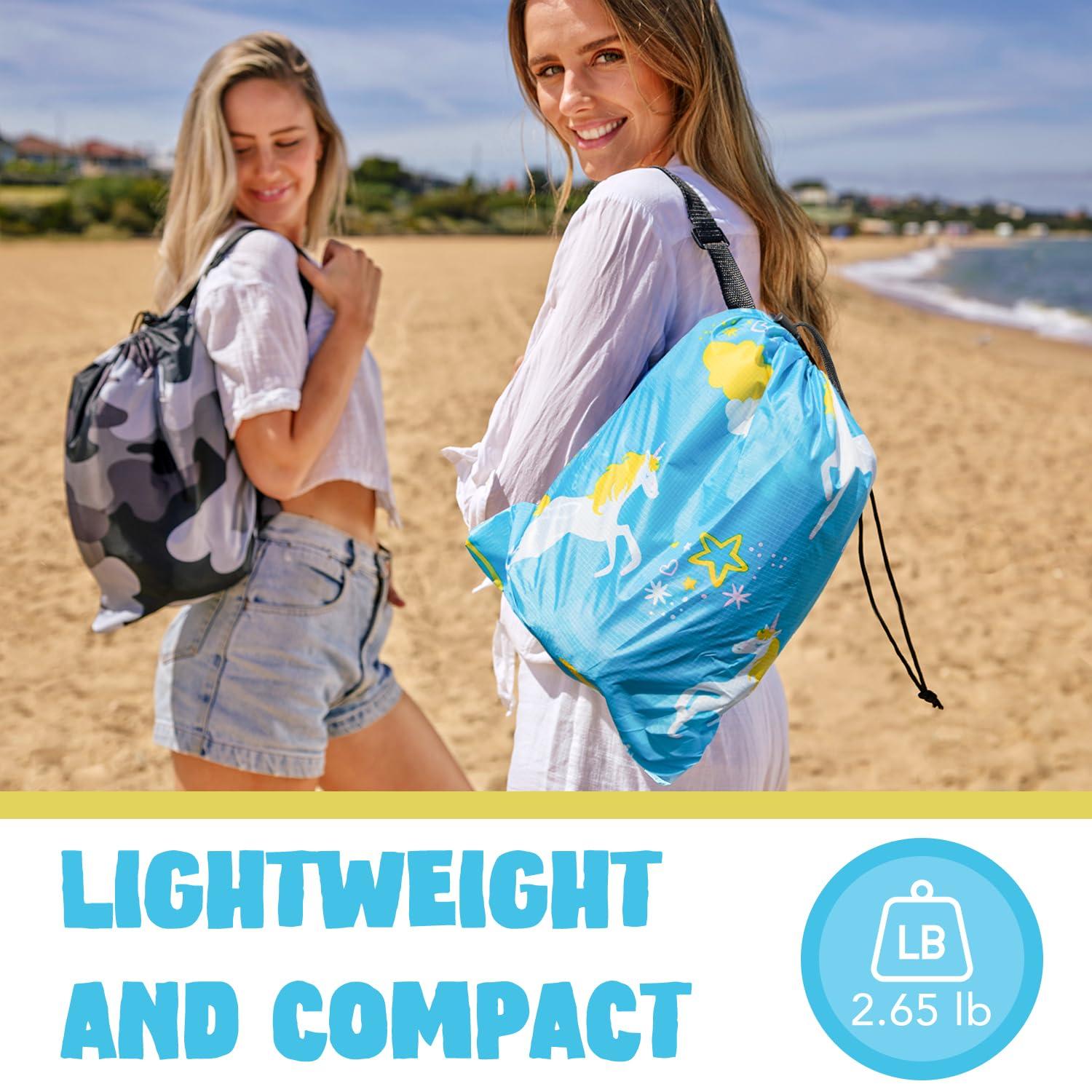 AlphaBeing AlphaBeing Inflatable Lounger Beach Chair Accessories, Air Sofa Hammock Inflatable Couch for Camping Backyard Lakeside with Compression Sacks, Ideal Outdoor Gifts for Adults
