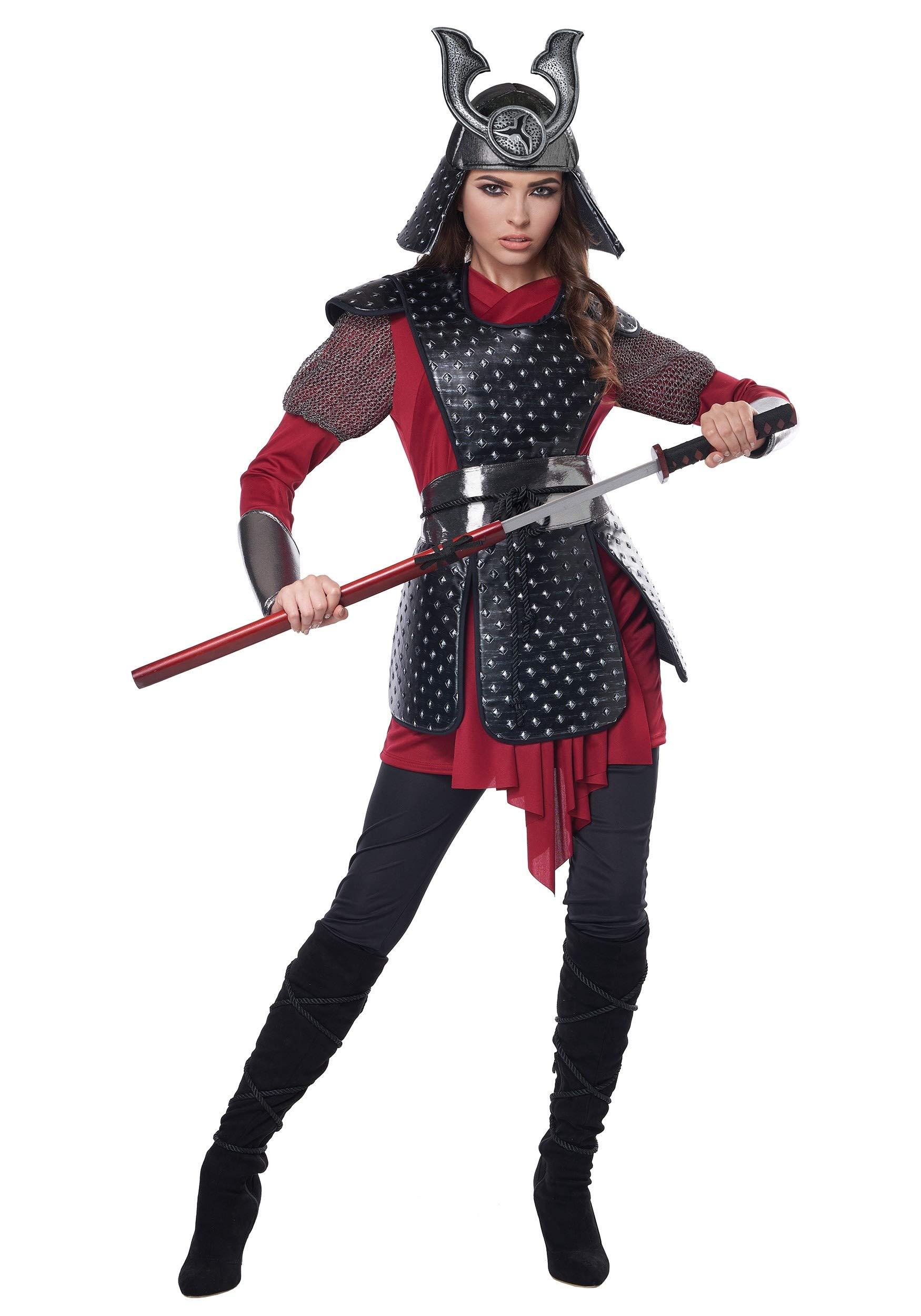 California Costumes Samurai Warrior Women's Costume Small/Medium Black, Red