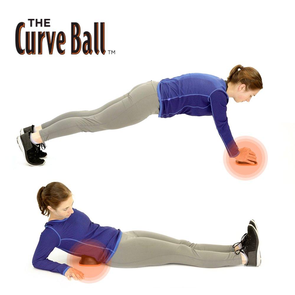 Tiger Tail Tiger Tail Curve Ball - High Density Stationary Muscle Release for Back, Legs, Glutes, Hips, Psoas, Shoulders - Deep Tissue & Myofascial Release - Comforting Physical Therapy for Floor, Wall, or Chair