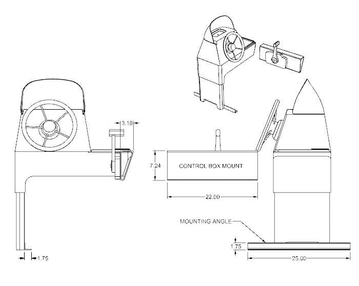 REVOLUTION PRODUCT DEVELOPMENT RPD 1822 Side Console Kit for Jon Boat, Skiffs and More, Green