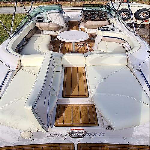 ZYLJC -181 Boat EVA Faux Teak Decking Floor Compatible with 2005 Four Winns Horizon 230 Swim Platform Cockpit Boat EVA Foam Teak Floor Pad