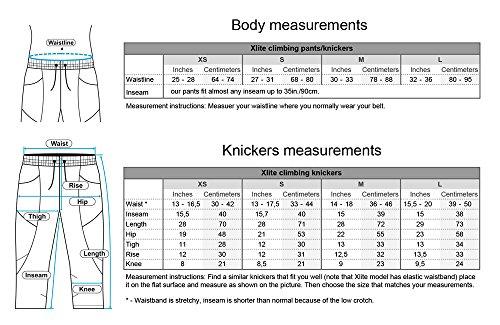 Ucraft Ucraft \"Xlite Rock Climbing, Bouldering and Yoga Knickers. Lightweight, Stretching, Breathable (412-S-Graphite)