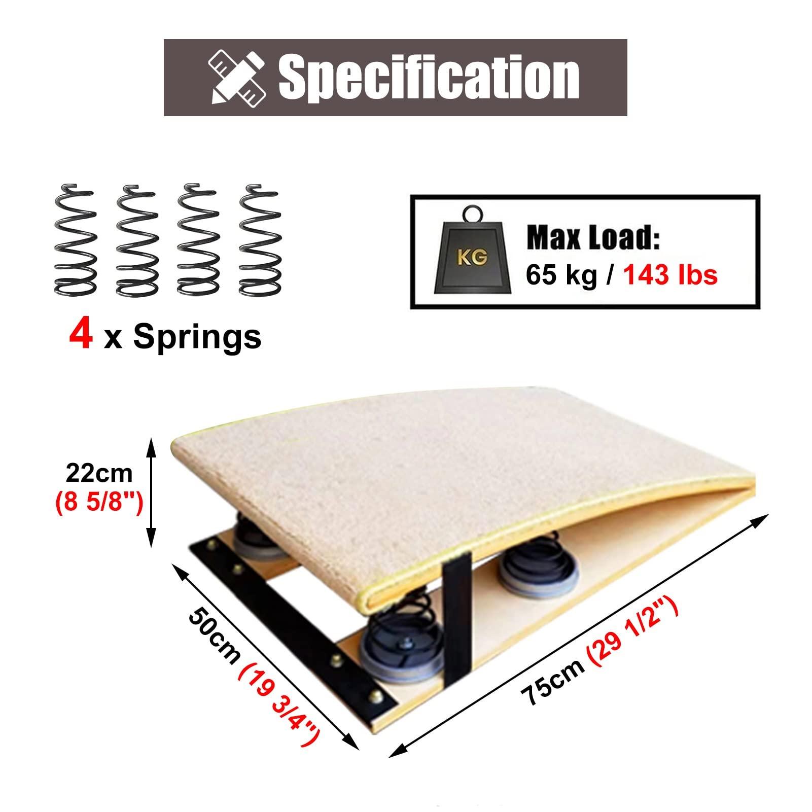 SGUM-LKSR Kids Gymnastics Equipment Springboard, Home Junior Spring Board, Beginning Gymnasts Vault Springboards, for Beginner Little Children Teen