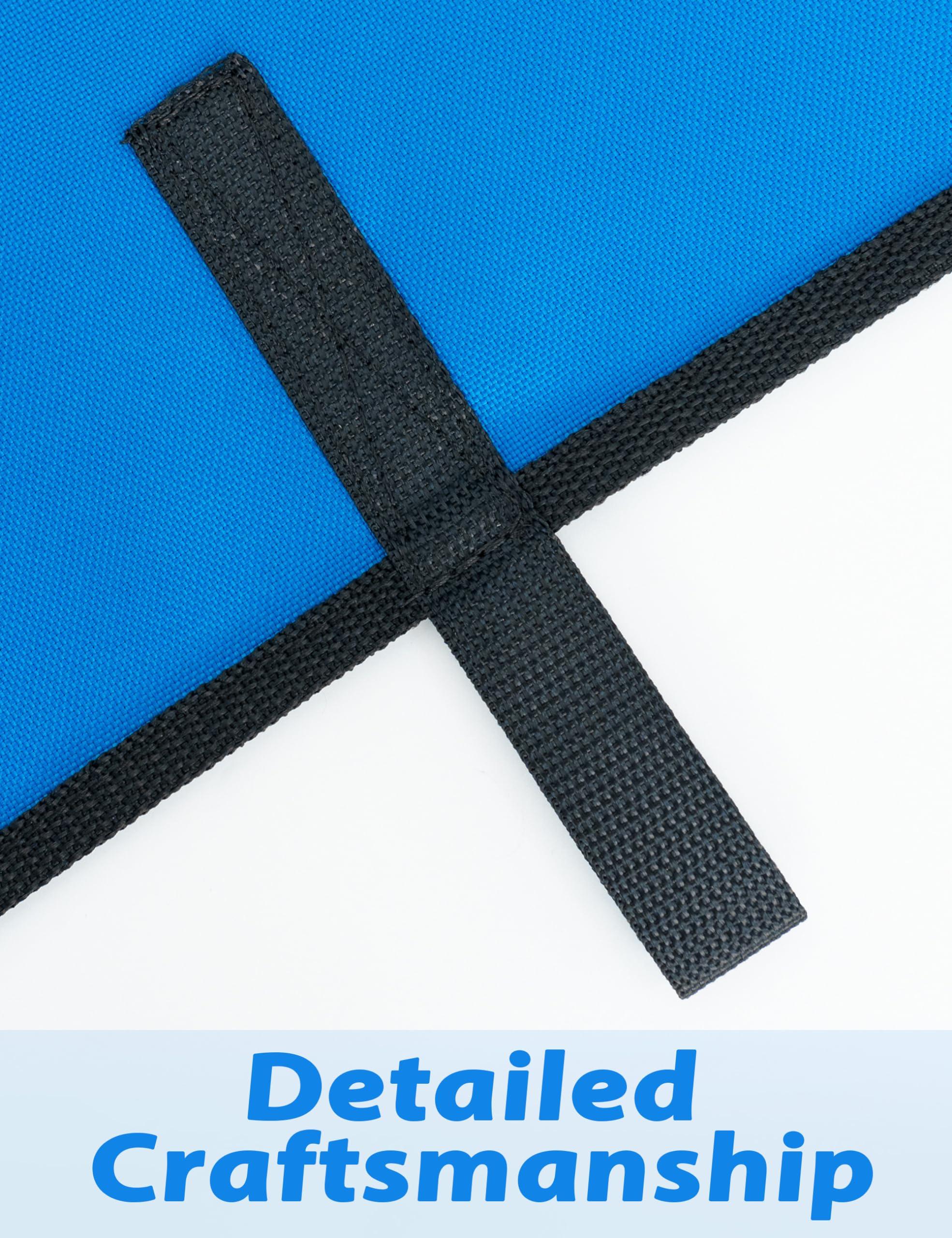 BLUEWING BLUEWING Sunshade for Fishing Boats Shade Canopy Waterproof Durable 1200D Polyester Sun Shade Foldable Umbrella for Protection, 7 * 7 * 5ft