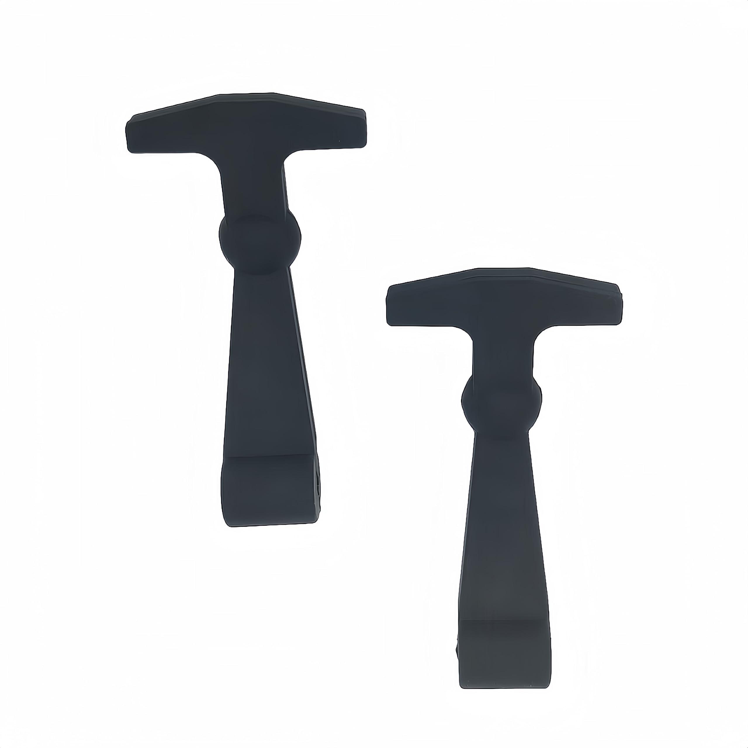Nicoc Nicoc 2 Pcs Replacement Lid Latches Cooler Accessories, Standardized Cooler Latches Replacement for Rtic, Yeti, Durable Easy to Install Cooler Accessories (Black)