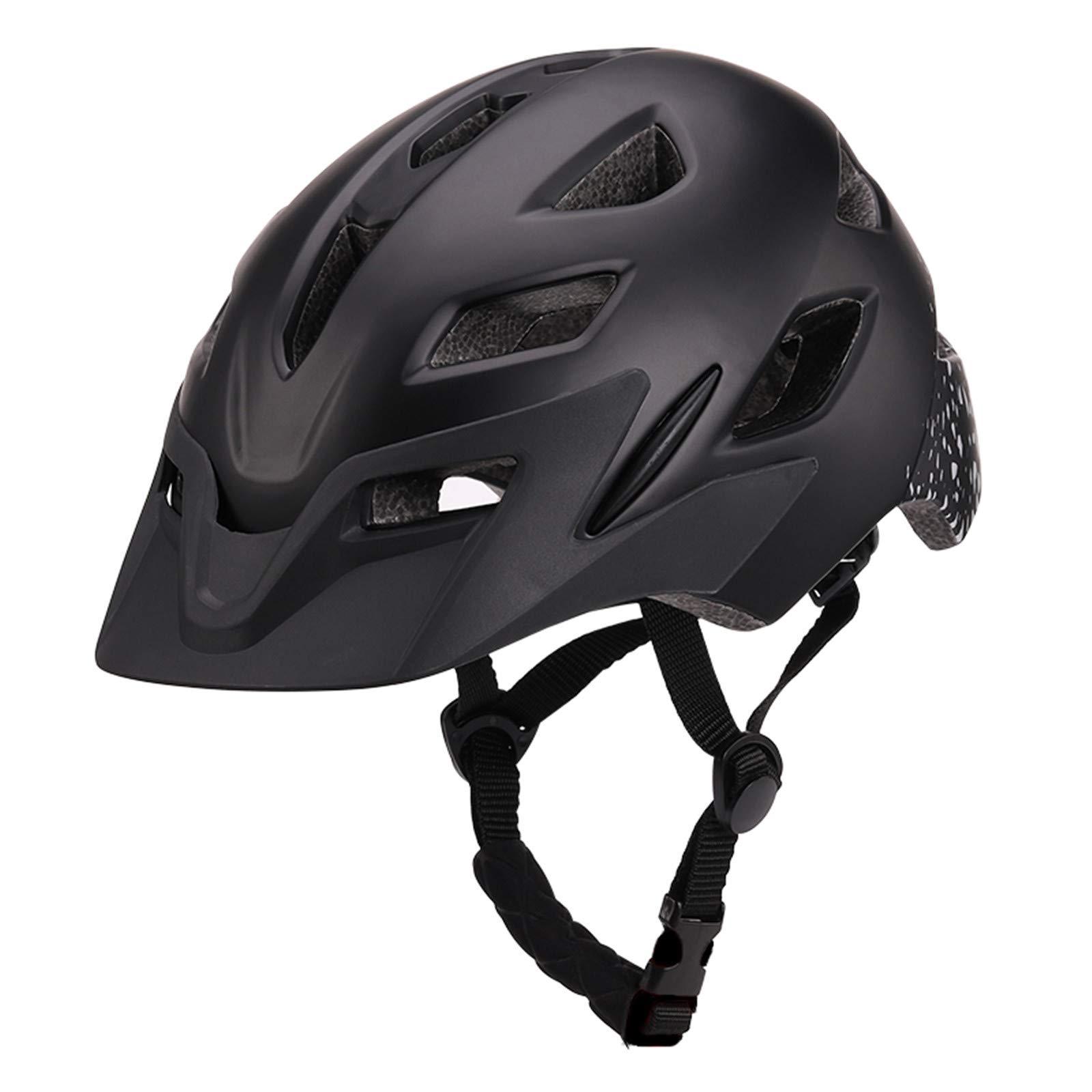 Bilaki Kids Bike Helmet, Youth Toddler Boys Girls Helmets, 2 Size Adjustable for Ages 2-3-5-8-14 Years, Child Helmet with Visor and LED Light, Lightweight Multi-Sport Bicycle Scooter Skate Cycling Helmets
