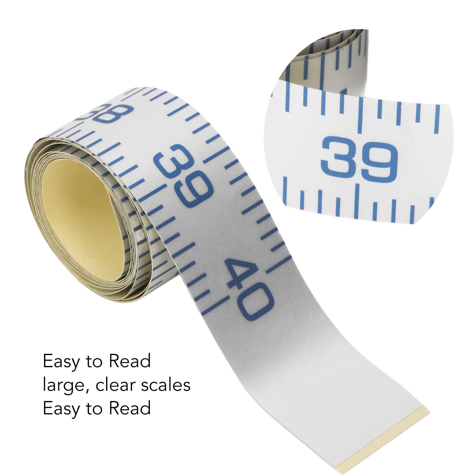 NineFit Basics Fish Measuring Board, 40in Fish Ruler, Adhesive Fish Measuring Tape, Fishing Measuring Accessory, Easy Reading Fish Ruler, Fish Measuring Tape with Scale for Boat Kayak